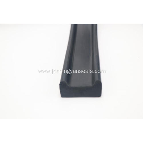 Rubber seal for railway door and window